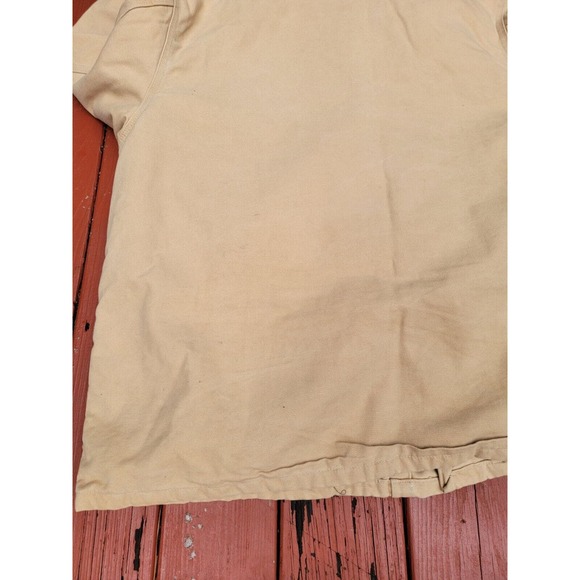 VINTAGE CARHARTT C10 PLAID BLANKET LINED SHORT COAT SIZE XXL UNION MADE IN USA - Picture 10 of 10